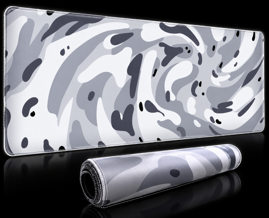 "White Swirl" Mouse Pad